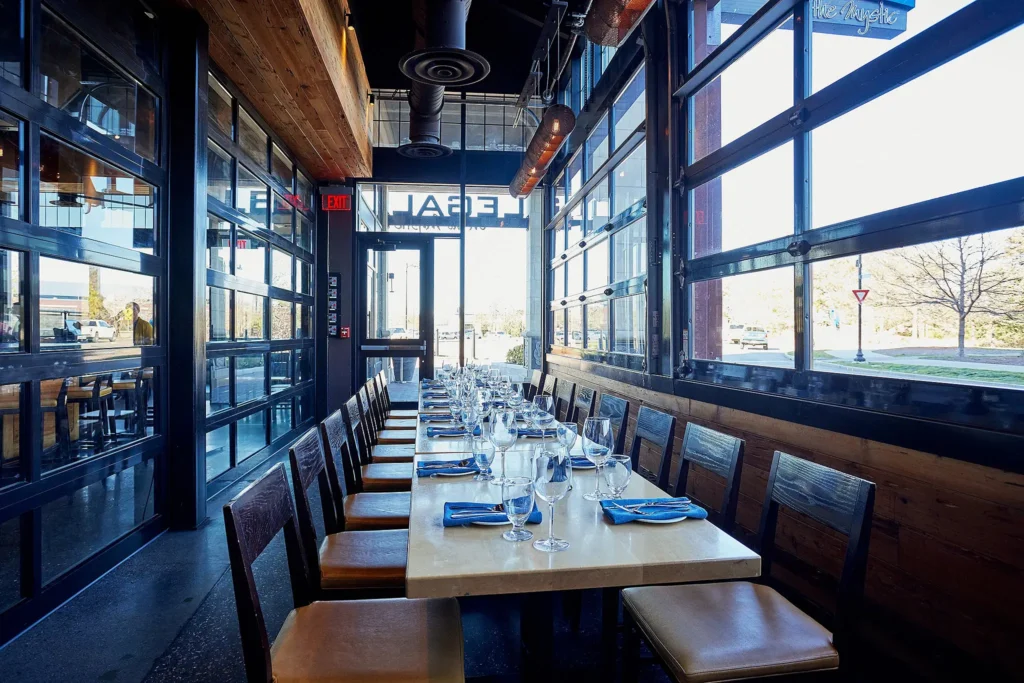 Interior shot of Somerville - Legal on the Mystic